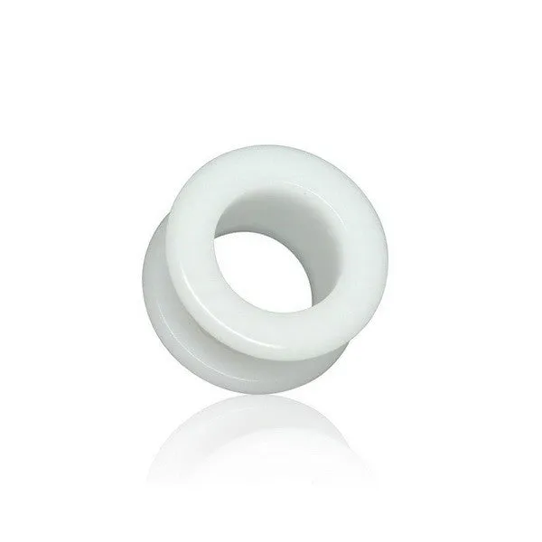 White Colour Silicone Flexible Double Flat Flared Tunnels