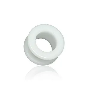White Colour Silicone Flexible Double Flat Flared Tunnels