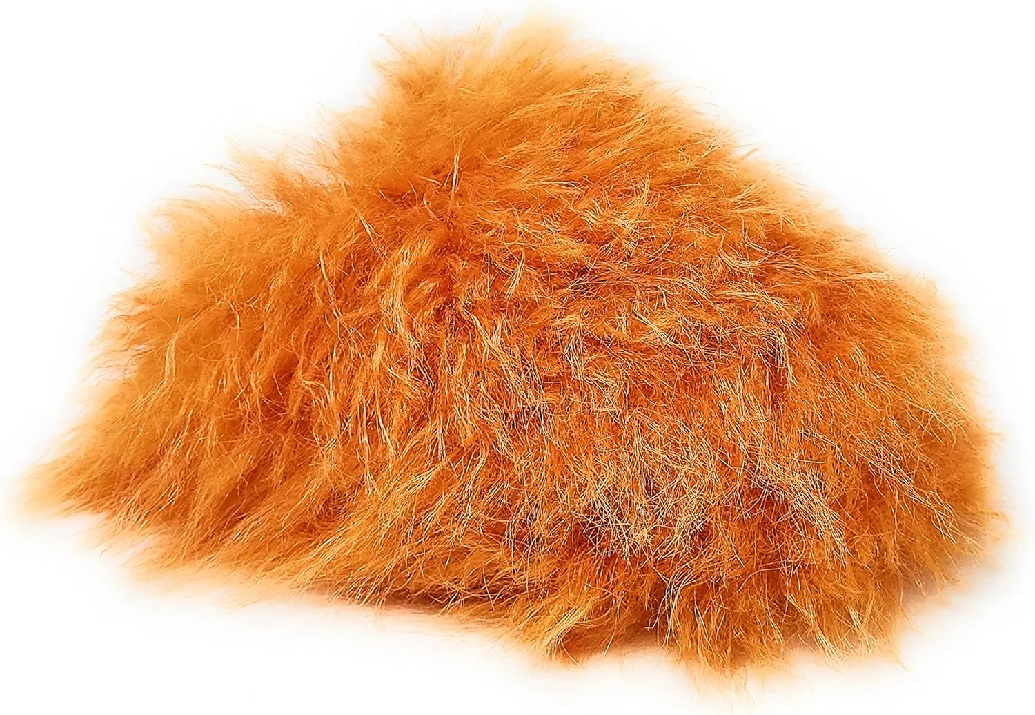 Wild Diva Women's Fluffy Faux Fur Slip On Flat Sandal Furry Fuzzy Slippers Gata-01