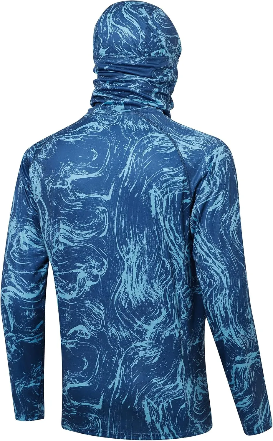 Willit Men's Sun Protection Hoodie UPF 50  Fishing Hiking Shirt Long Sleeve SPF UV Shirt Rash Guard Lightweight