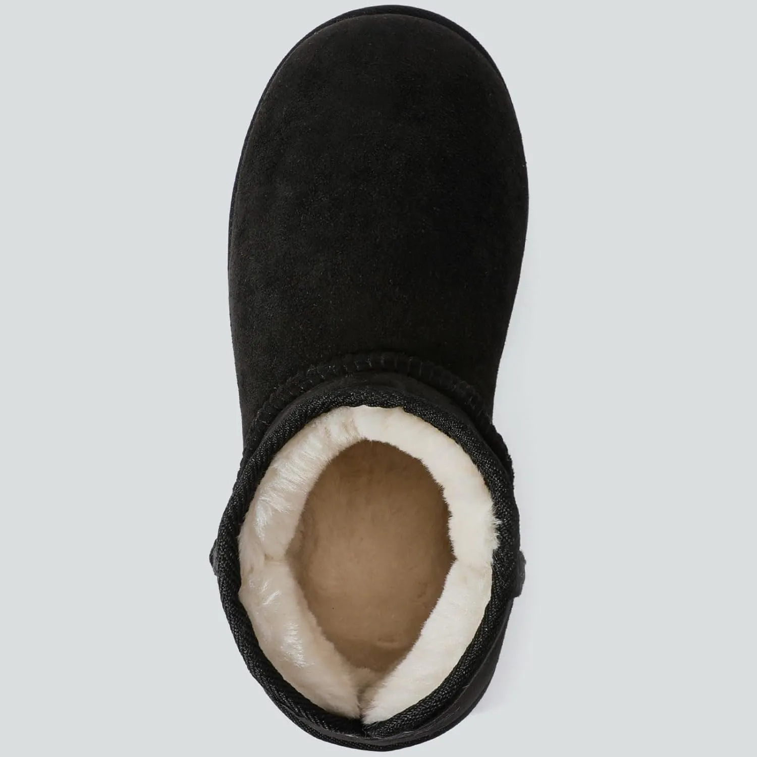 Wishcotton Women's Cozy Short Bootie Slippers, Winter Warm Hard Bottom House Shoes with Fuzzy Lining for Indoor Outdoor