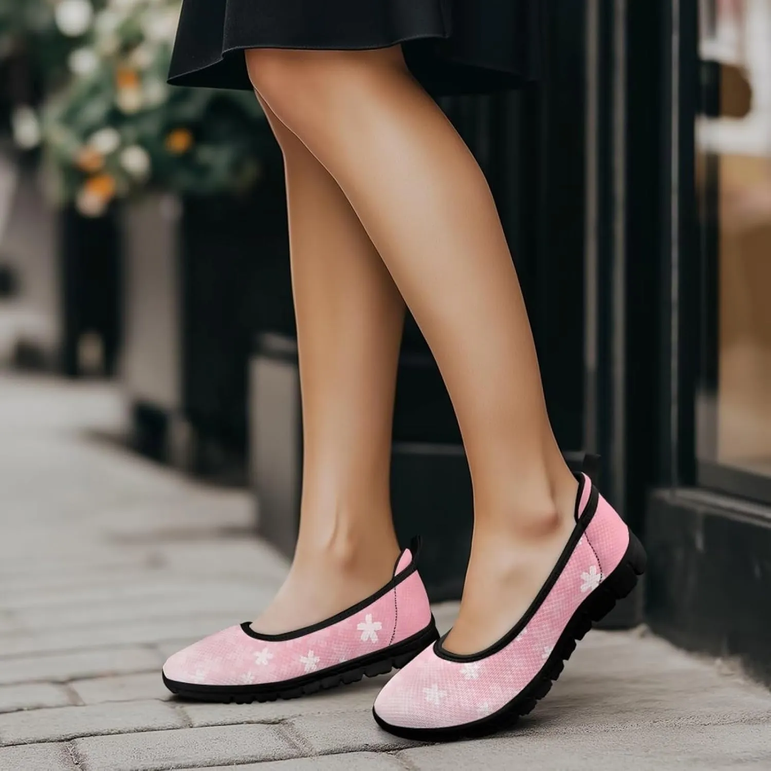 Women Casual Slip On Shoes Lightweight Flat Shoes for Women Dressy Shoes