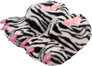 Women Plush Animal Paw Slippers Funny Novelty Bear Claw Slippers Cozy Furry Warm Memory Foam Slippers Gifts for Halloween Christmas
