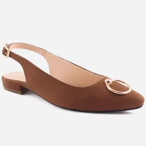 WOMEN "EMILY" LIGHTWEIGHT POINTED TOE FLAT SANDALS