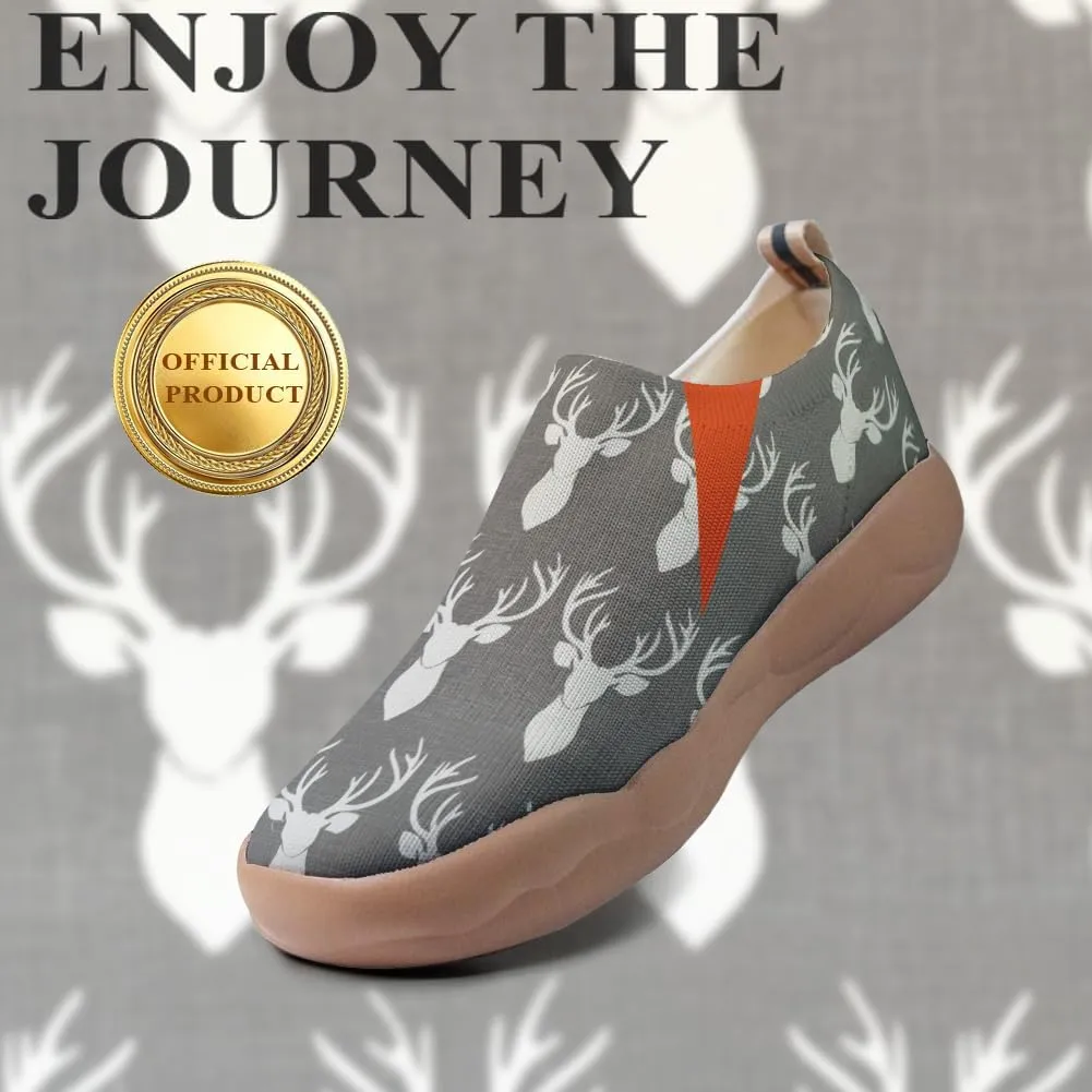 Women's Comfortable Loafers Slip On Lightweight Flat Art Painted Travel Shoes Freshen Series