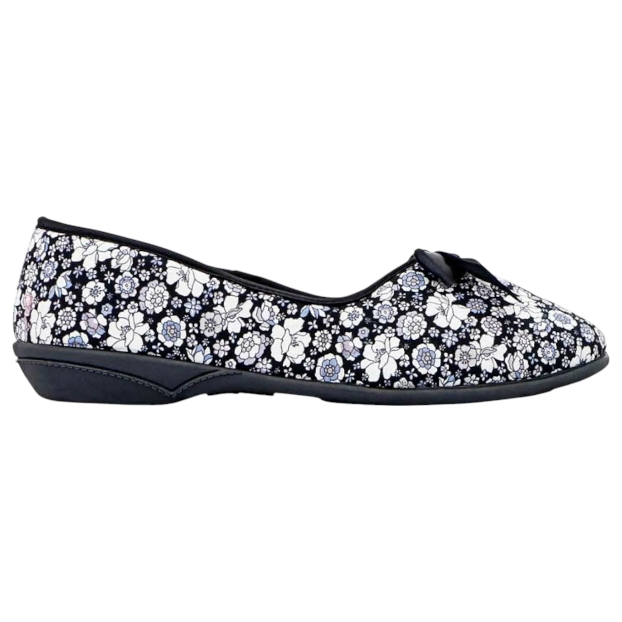 Womens Grosby Viven Slip On Slippers Midnight