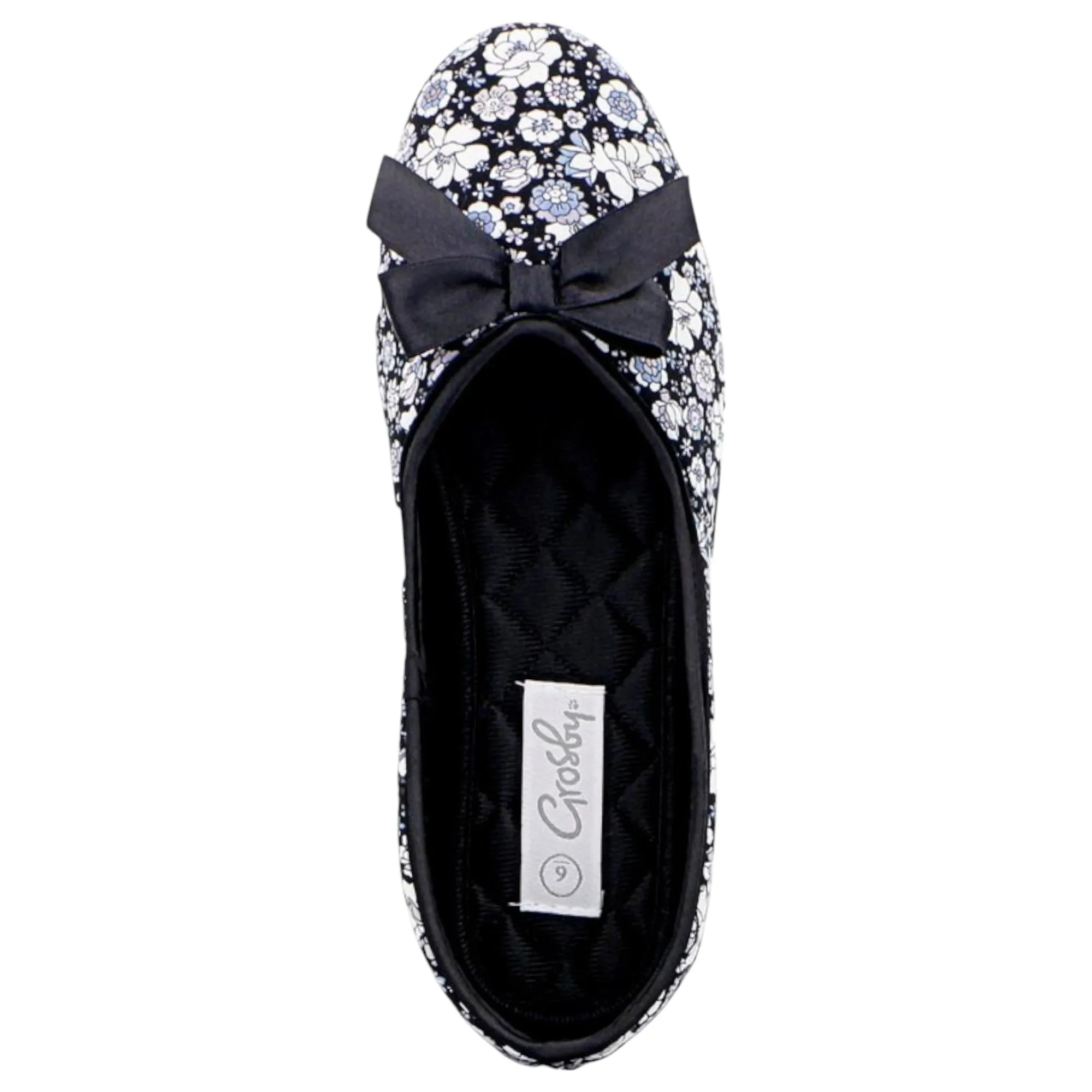 Womens Grosby Viven Slip On Slippers Midnight