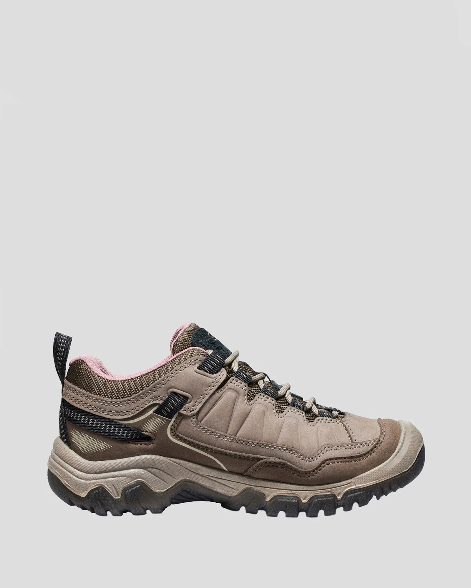 Women's Keen Targhee IV Waterproof Hiking Boot - Brindle/Nostalgia Rose