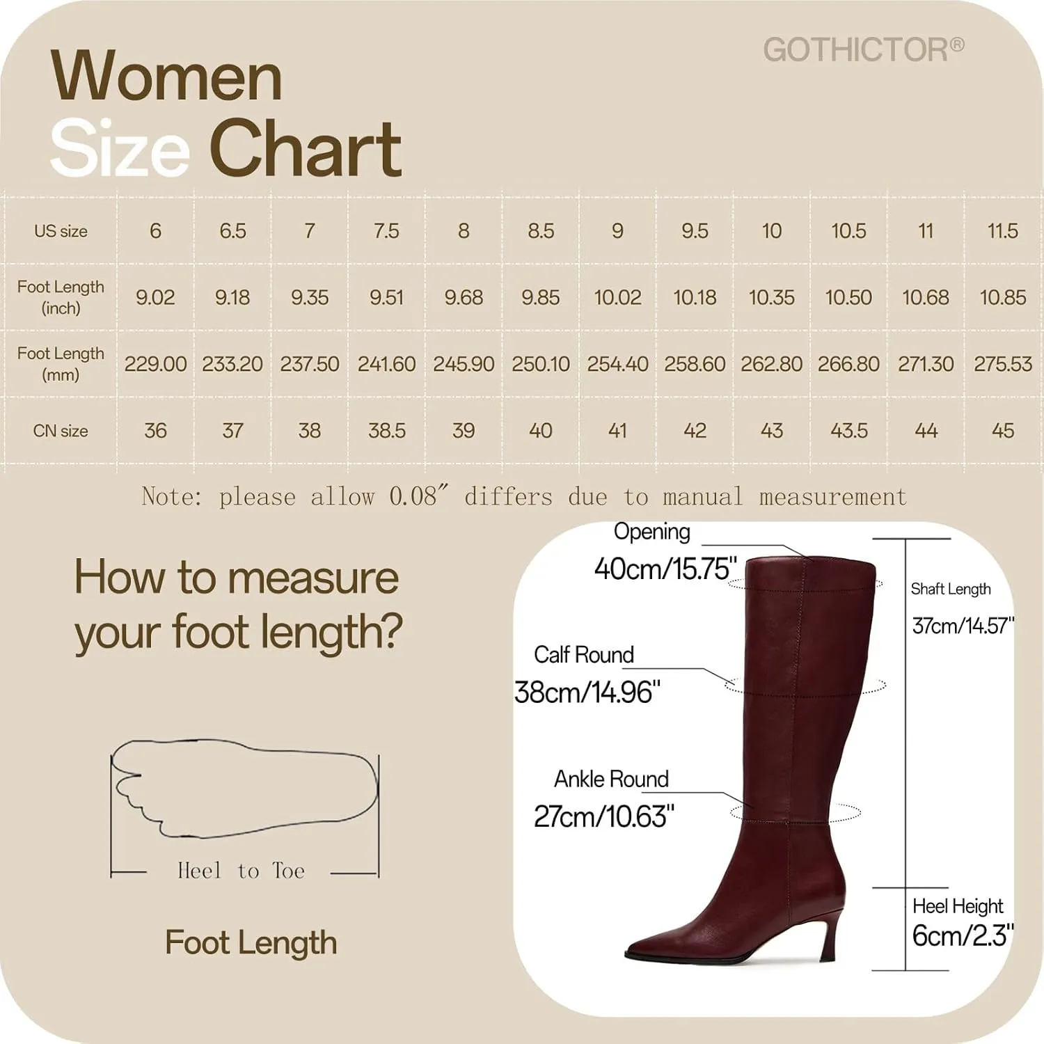 Womens Knee High Boots Kitten Heel Pointed Toe Faux Leather Long Boots Stiletto Side Zipper Comfortable Tall Boot