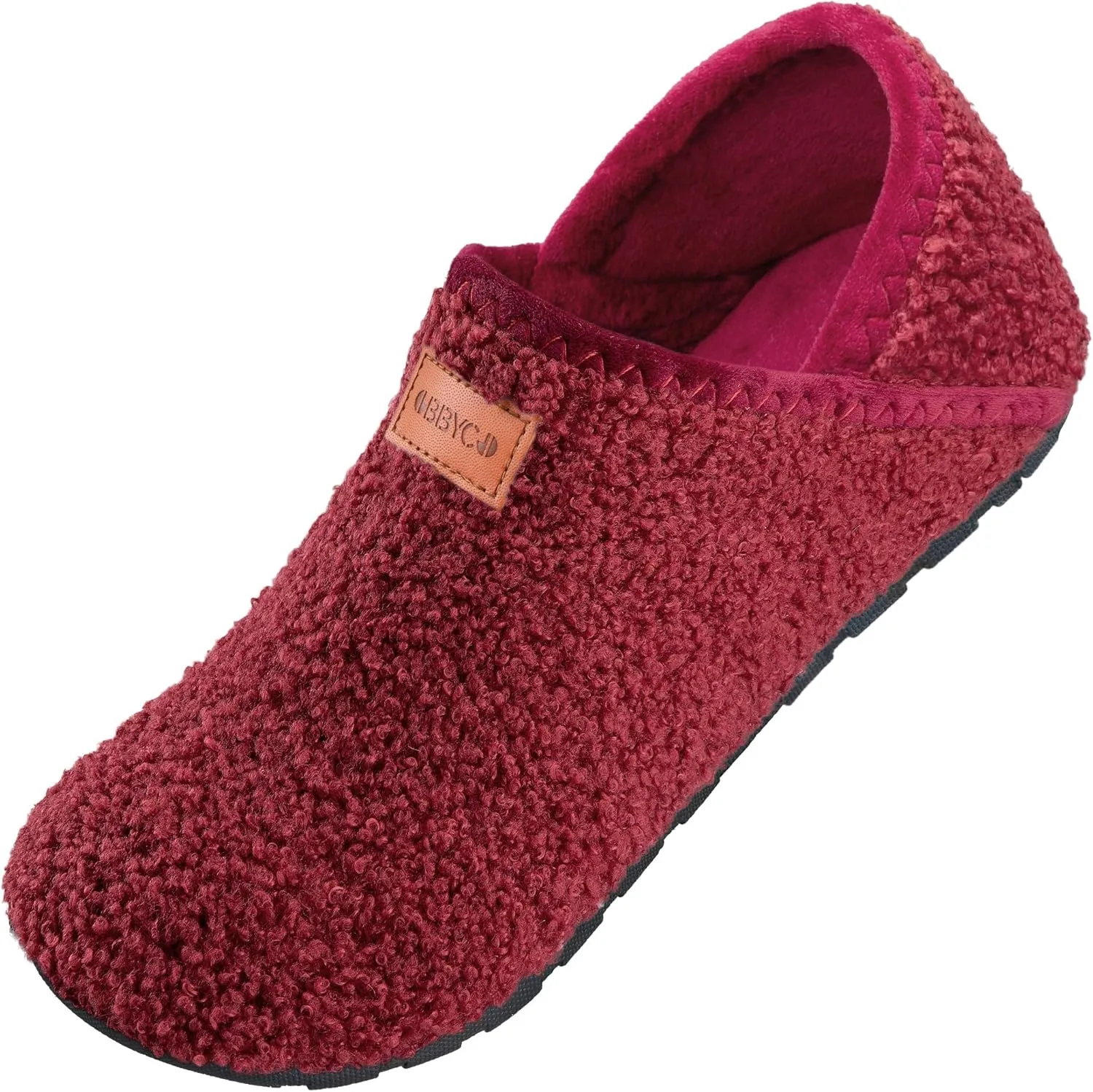 Women's Men's Fuzzy Fur Slippers Casual House Shoes Non Slip Barefoot Slipper Socks Warm Closed Back Indoor Outdoor Shoes