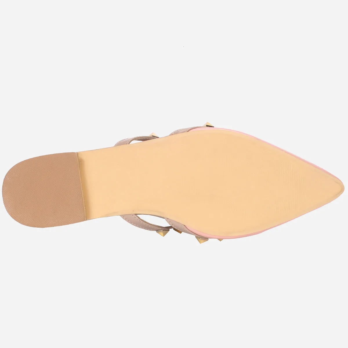 Womens "FRIDA" Adorned Pointed Slide In Slipper