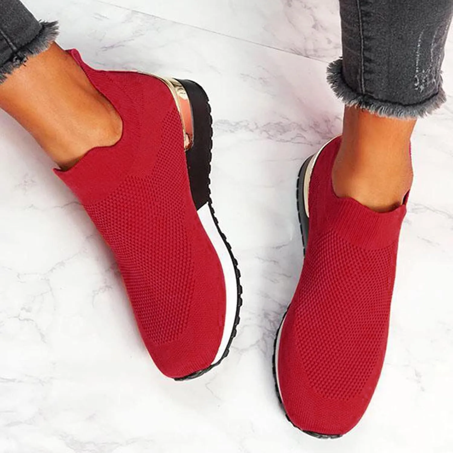 Womens Running Shoes Lightweight Tennis Shoes Non Slip Mens Tennis Shoes Walking Casual Work Shoes Women's Fashion Sneakers Platform Tennis Shoe Casual Loafers