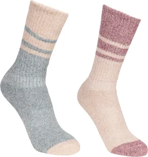 Womens/Ladies Hadley Hiking Boot Socks (2 Pairs)