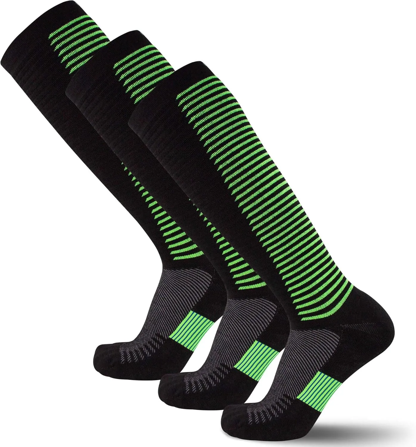 Wool Compression Ski Socks - Ultra Compression Thermal Boot Socks for Skiing Hiking Hunting Cold Weather
