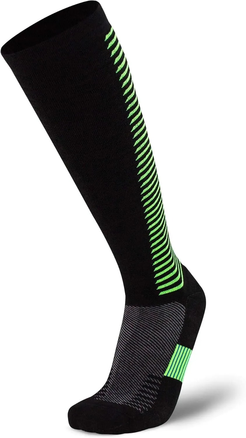 Wool Compression Ski Socks - Ultra Compression Thermal Boot Socks for Skiing Hiking Hunting Cold Weather