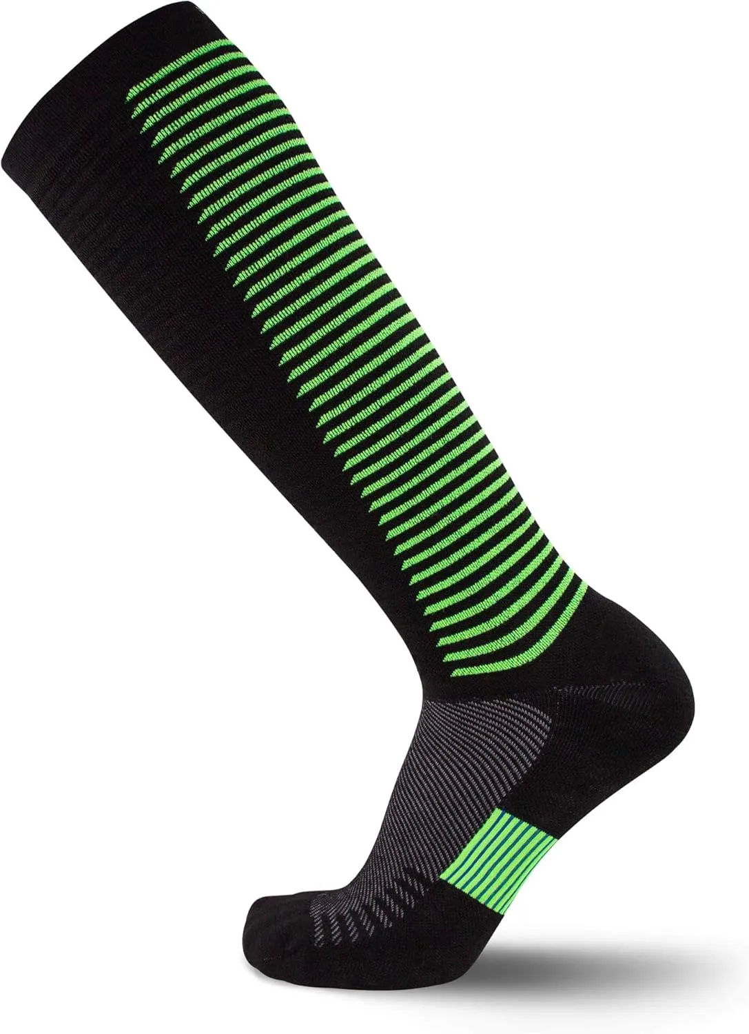 Wool Compression Ski Socks - Ultra Compression Thermal Boot Socks for Skiing Hiking Hunting Cold Weather