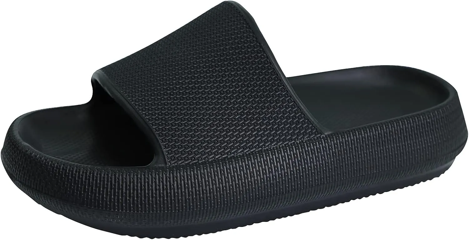 WYSBAOSHU Kids Cloud Slides Girls Boys Slip On Slide Sandals Comfort Non-Slip Thick Sole Slippers Summer Shower Shoes Pool Beach Water Shoes