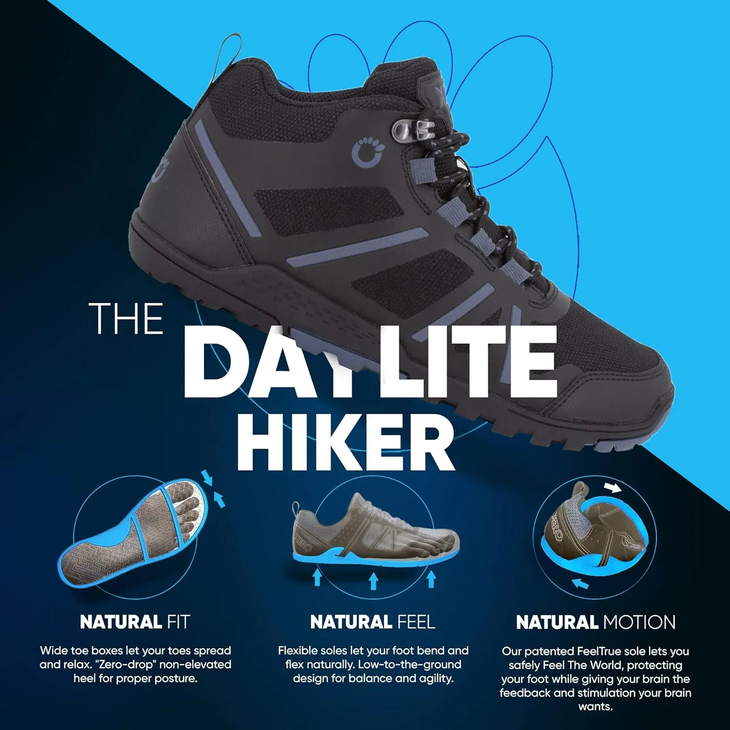Xero Shoes Women's Daylite Barefoot Hiking Boot