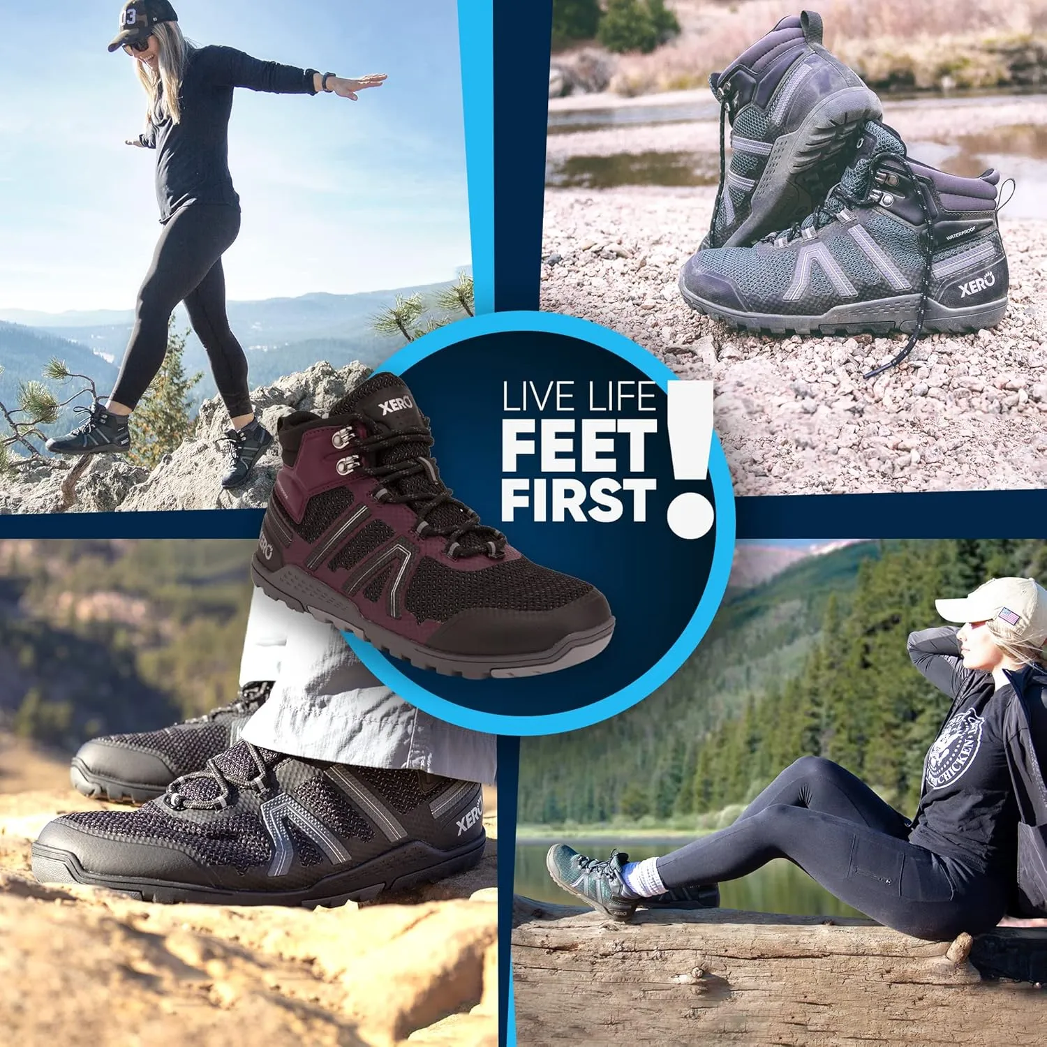 Xero Shoes Women's Xcursion Zero Drop Waterproof Hiking Boot