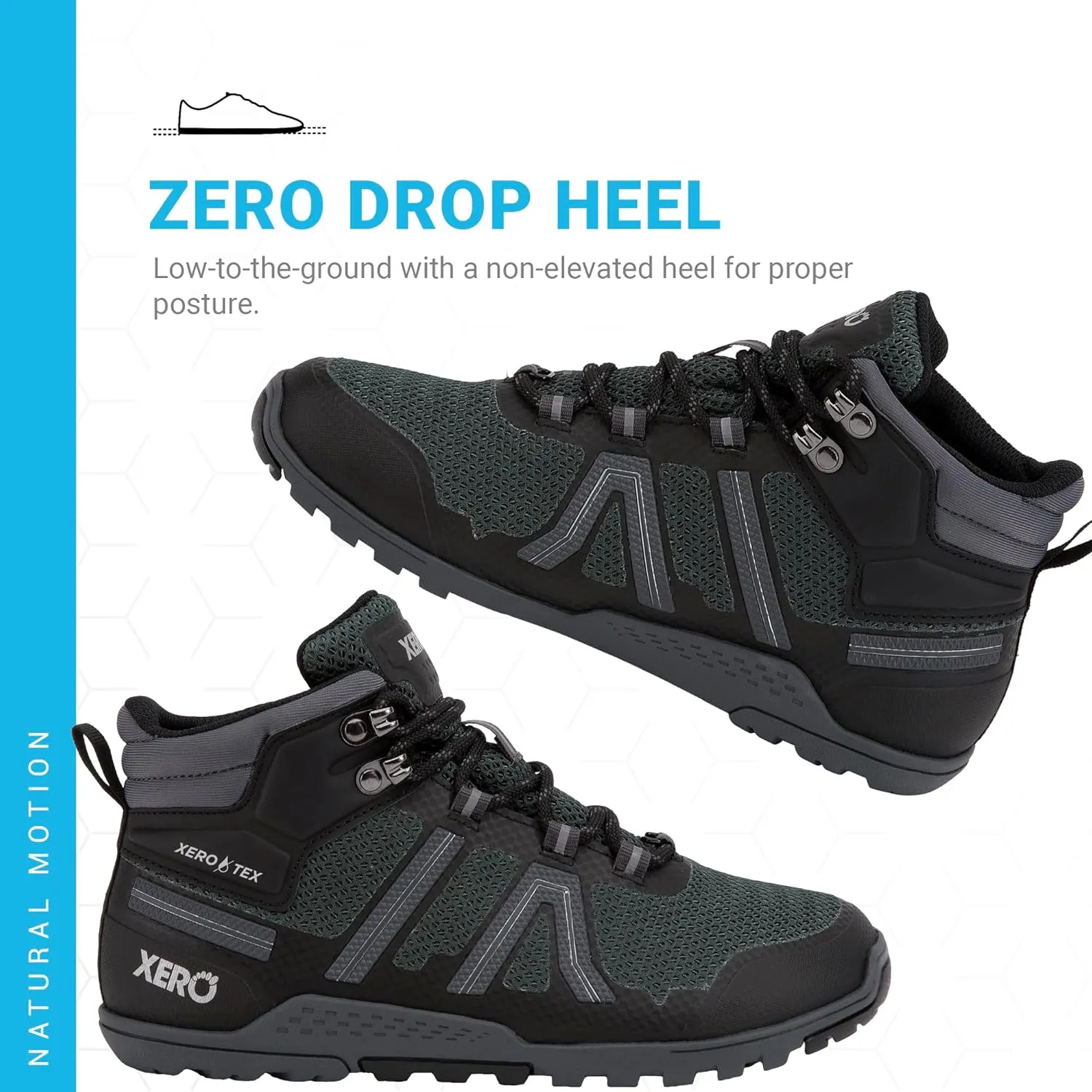 Xero Shoes Women's Xcursion Zero Drop Waterproof Hiking Boot