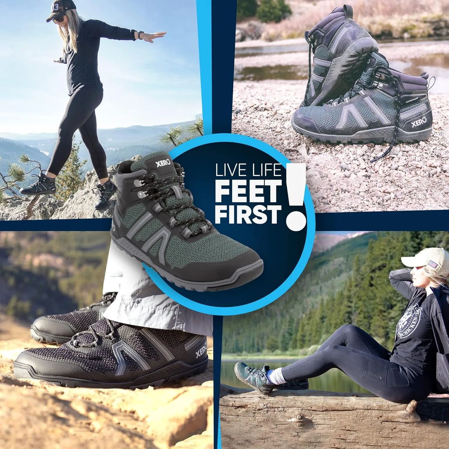 Xero Shoes Women's Xcursion Zero Drop Waterproof Hiking Boot