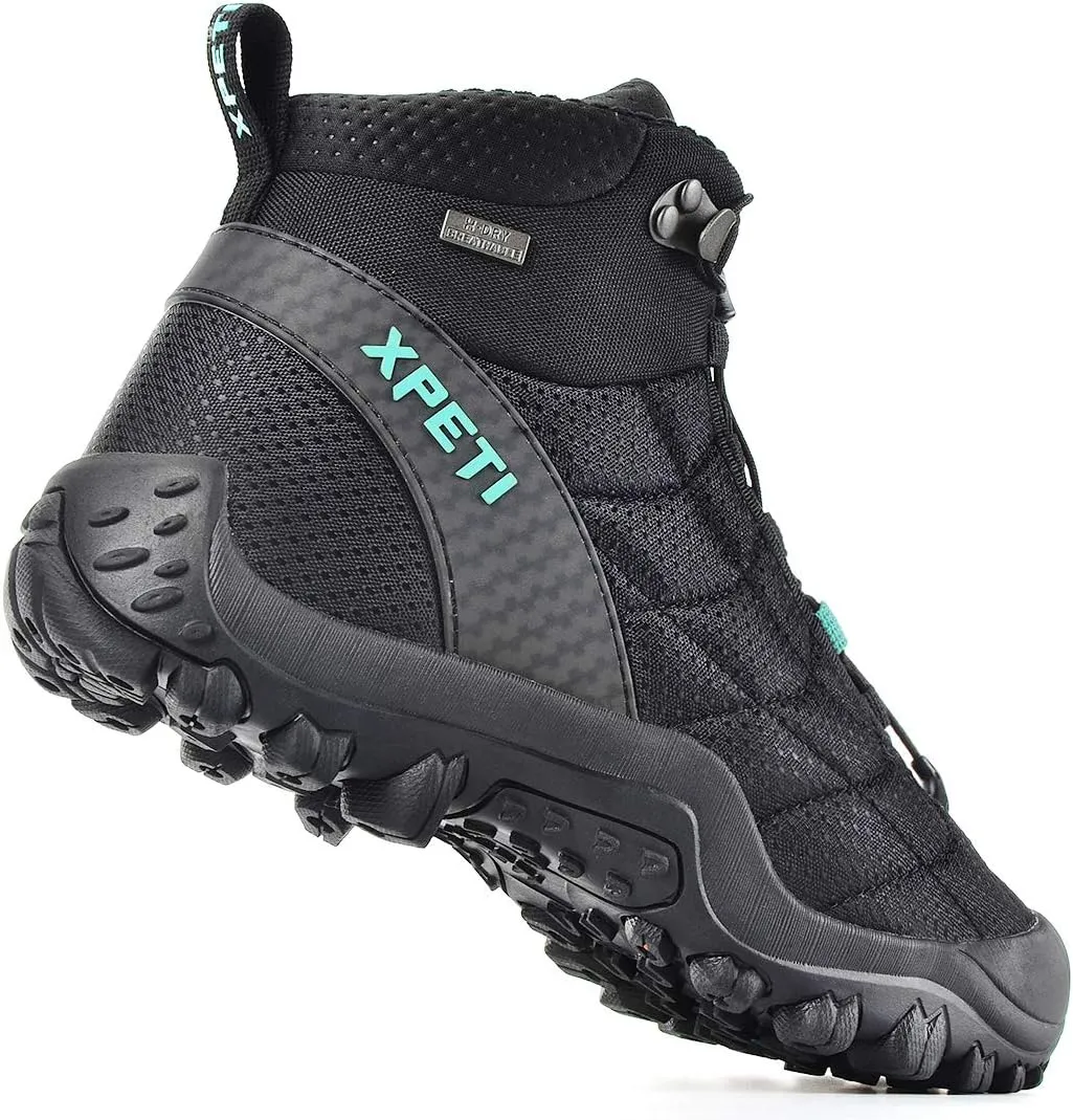 XPETI Women's Crest Thermo Waterproof Winter Hiking Boots Insulated