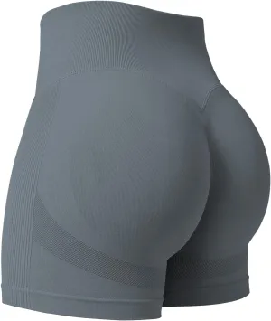 YEOREO Professional Women Workout Shorts 3.6" Scrunch Shorts Seamless High Waisted Contour Gym Yoga Biker Shorts