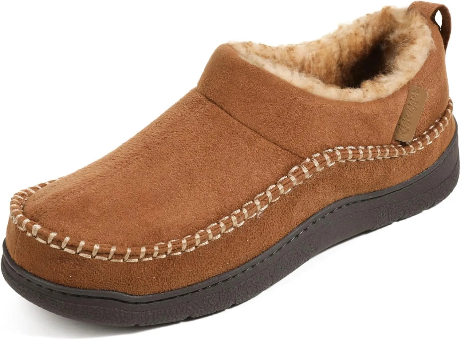 Zigzagger Men's MoCozy Moccasin Ankle Toasty House Shoes Slippers Indoor Outdoor