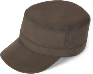 Zylioo XL Closed Back Army Cap,Lightweight Cadet Hat for Big Heads 22"-24",Adjustable Plain Flat Top Caps